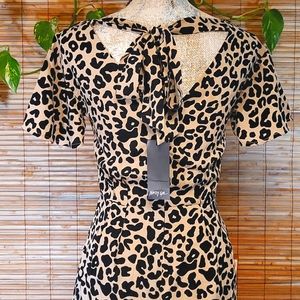 Nasty Gal Tie Back Shirt Dress 🖤 (NWT)